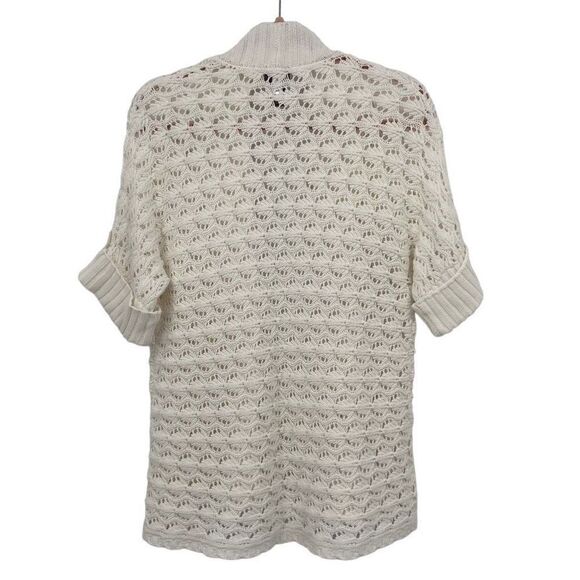 Chico’s Additions Open Front Cardigan Cream Small - Picture 4 of 7